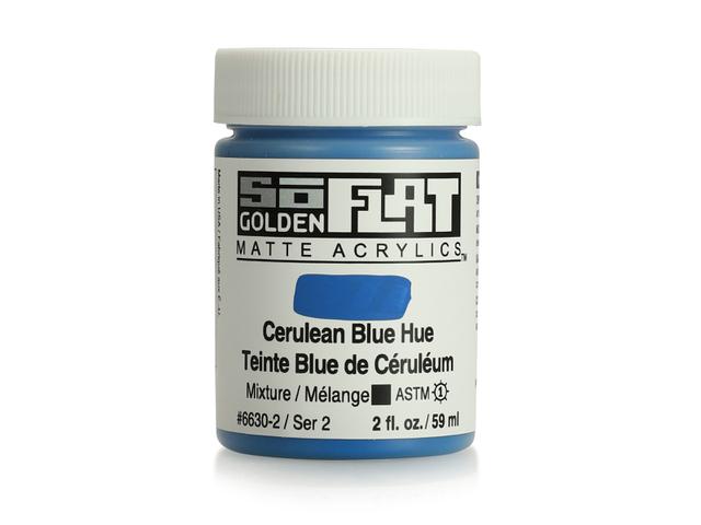 GOLDEN SOFLAT ACRYLIC 59ML 6630 CERULEAN BLUE HUE 1