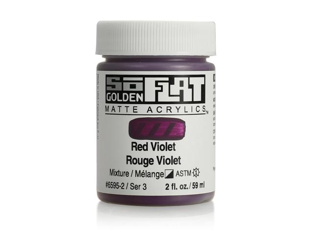 GOLDEN SOFLAT ACRYLIC 59ML 6595 RED VIOLET 1