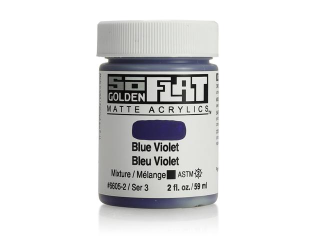 GOLDEN SOFLAT ACRYLIC 59ML 6605 BLUE VIOLET 1
