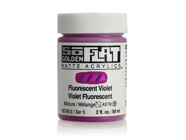 GOLDEN SOFLAT ACRYLIC 59ML 6790 SERIE 5 FLUORESCENT VIOLET 1