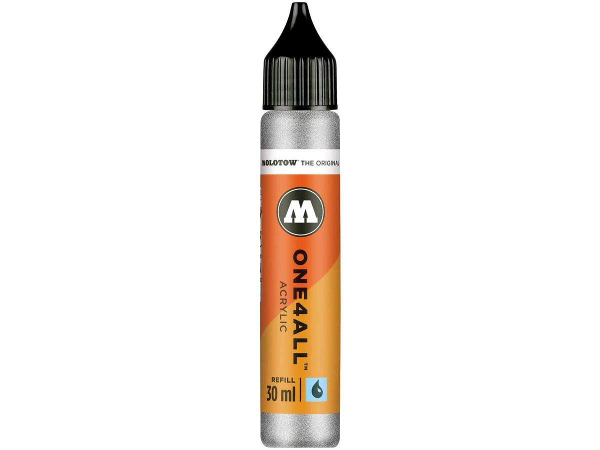 MOLOTOW ONE4ALL REFILL 30ML 227 METALLIC SILVER 1