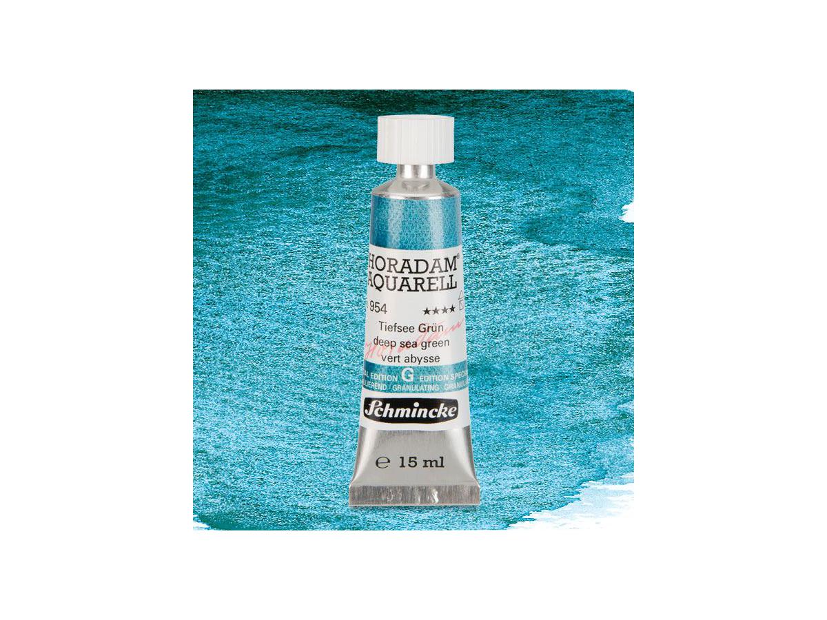 SCHMINCKE HORADAM AQUARELL SUPERGRANULATION 15ML 954 TIEFSEE GRÜN 1