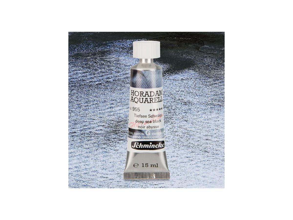 SCHMINCKE HORADAM AQUARELL SUPERGRANULATION 15ML 955 TIEFSEE SCHWARZ 1