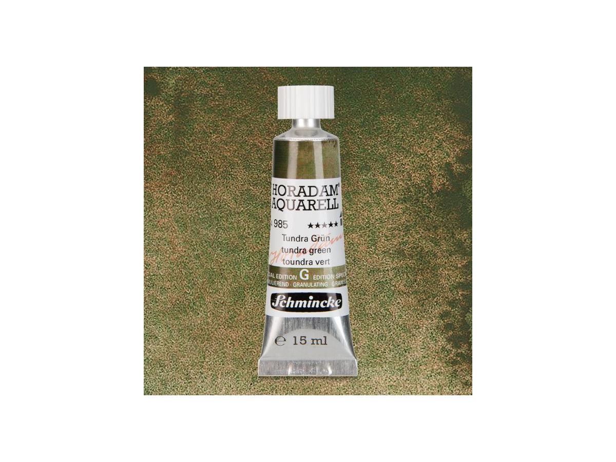 SCHMINCKE HORADAM AQUARELL SUPERGRANULATION 15ML 985 TUNDRA GRÜN 1