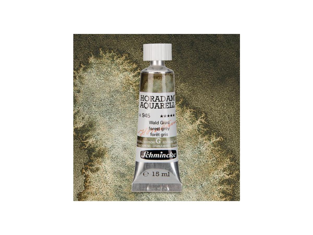 SCHMINCKE HORADAM AQUARELL SUPERGRANULATION 15ML 945 WALD GRAU 1