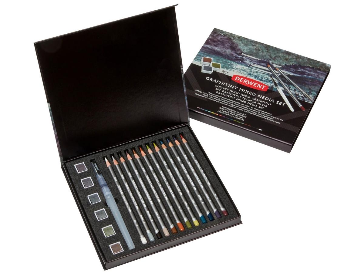 DERWENT GRAPHITINT MIXED MEDIA SET 19X 1