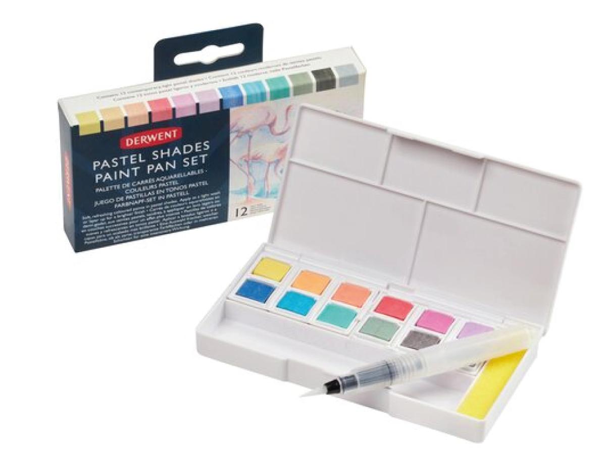 DERWENT PASTEL SHADES PAINT PAN 12ER SET 1