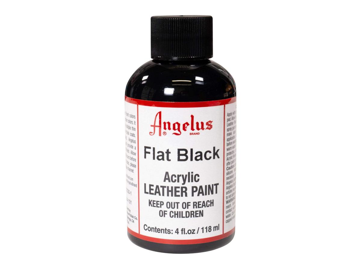 ANGELUS LEDERFARBE 118ML FLAT BLACK 1
