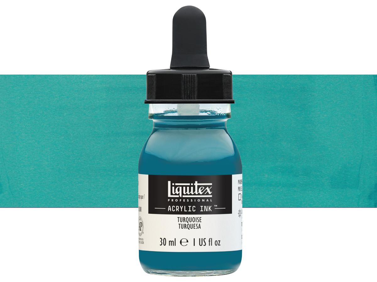 LIQUITEX ARTIST ACRYLIC INK 30ML 287 TURQUOISE 1
