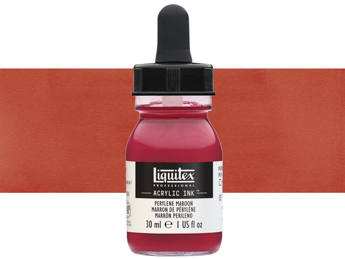 LIQUITEX ARTIST ACRYLIC INK 30ML 507 PERYLENE MAROON 1