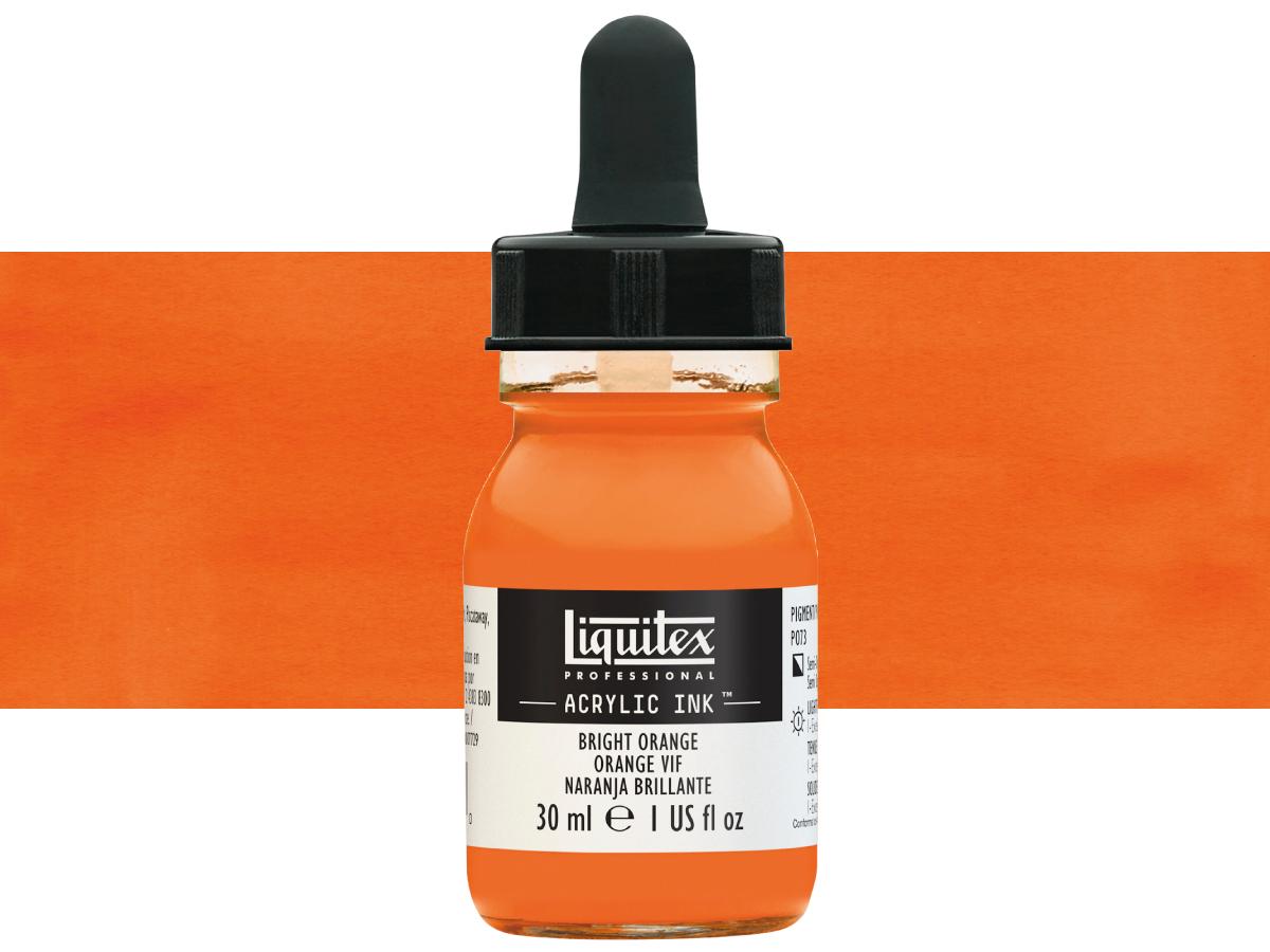 LIQUITEX ARTIST ACRYLIC INK 30ML 720 BRIGHT ORANGE 1