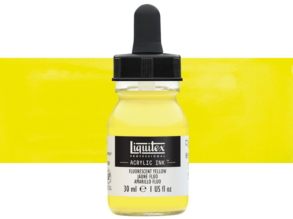 LIQUITEX ARTIST ACRYLIC INK 30ML 981 FLUORESCENT YELLOW 1