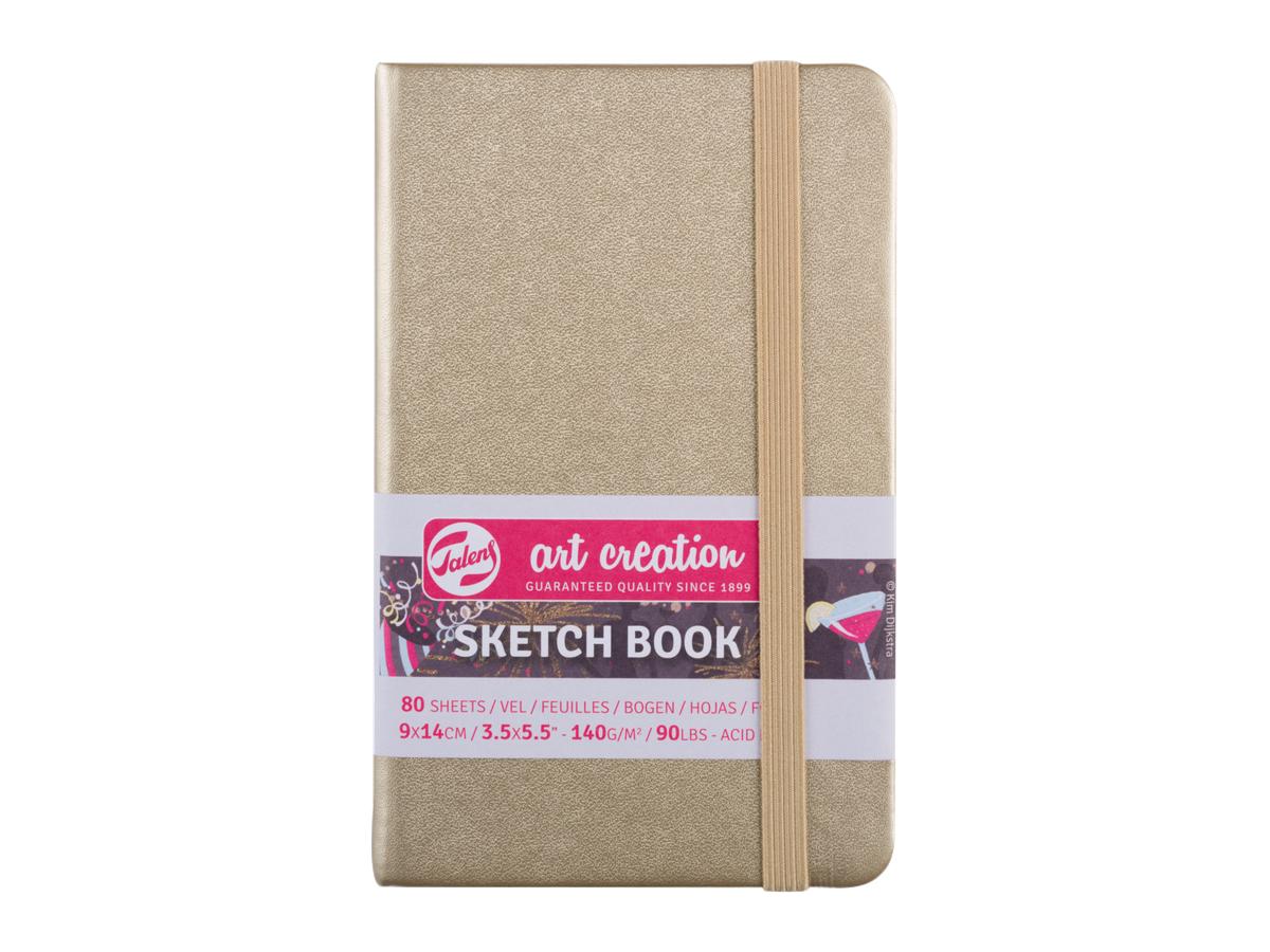 TALENS ART CREATION SKIZZENBUCH WEISSGOLD 9X14CM 140G 80 BLATT 1