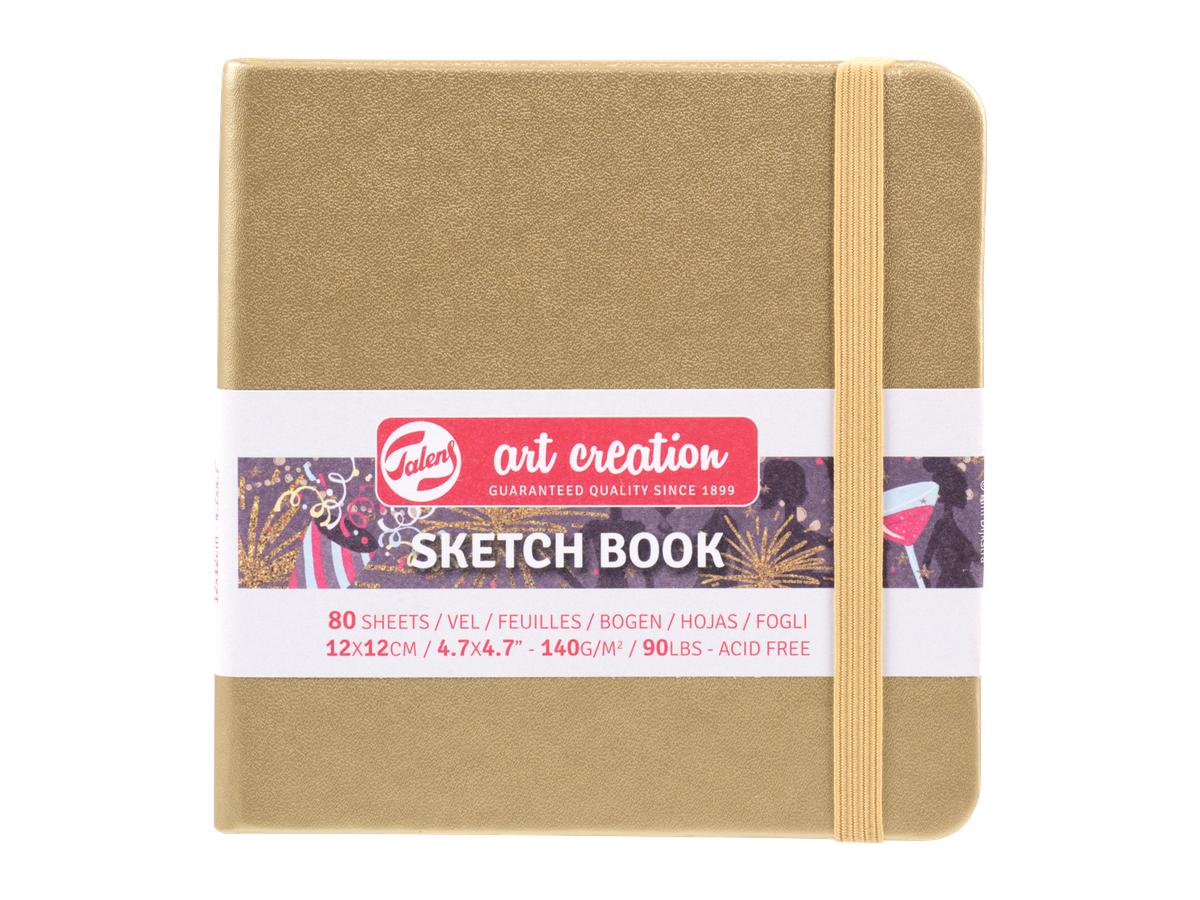 TALENS ART CREATION SKIZZENBUCH WEISSGOLD 12X12CM 140G 80 BLATT 1