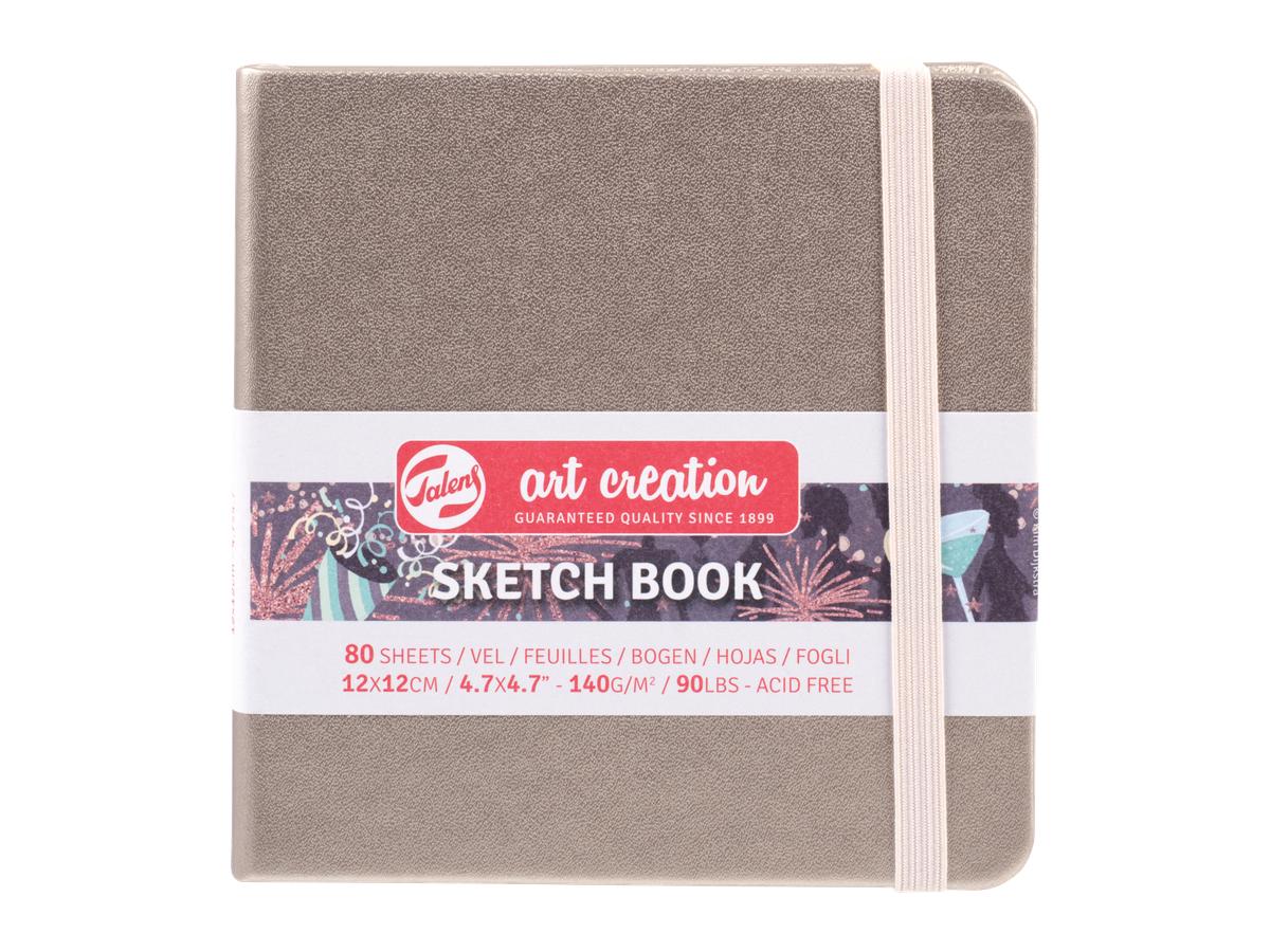 TALENS ART CREATION SKIZZENBUCH ROSA CHAMPAGNER 12X12CM 140G 80 BLATT 1