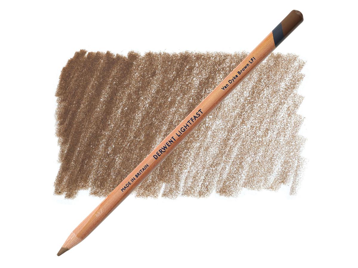 DERWENT LIGHTFAST FARBSTIFT LF1 VAN DYKE BROWN 1