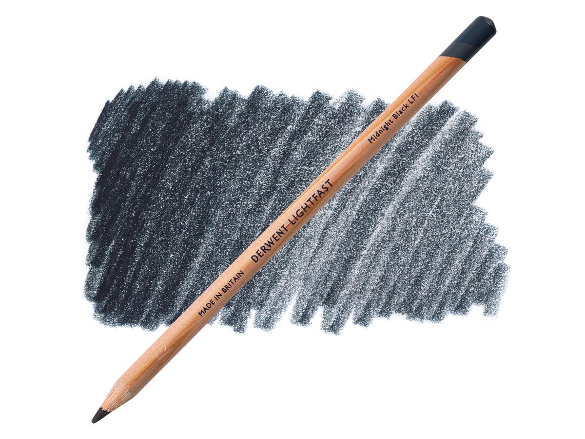 DERWENT LIGHTFAST FARBSTIFT LF1 MIDNIGHT BLACK 1