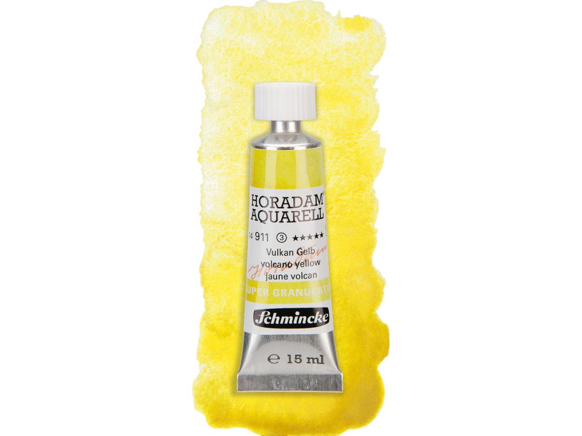 SCHMINCKE HORADAM AQUARELL SUPERGRANULATION 15ML 911 VULKAN GELB 1
