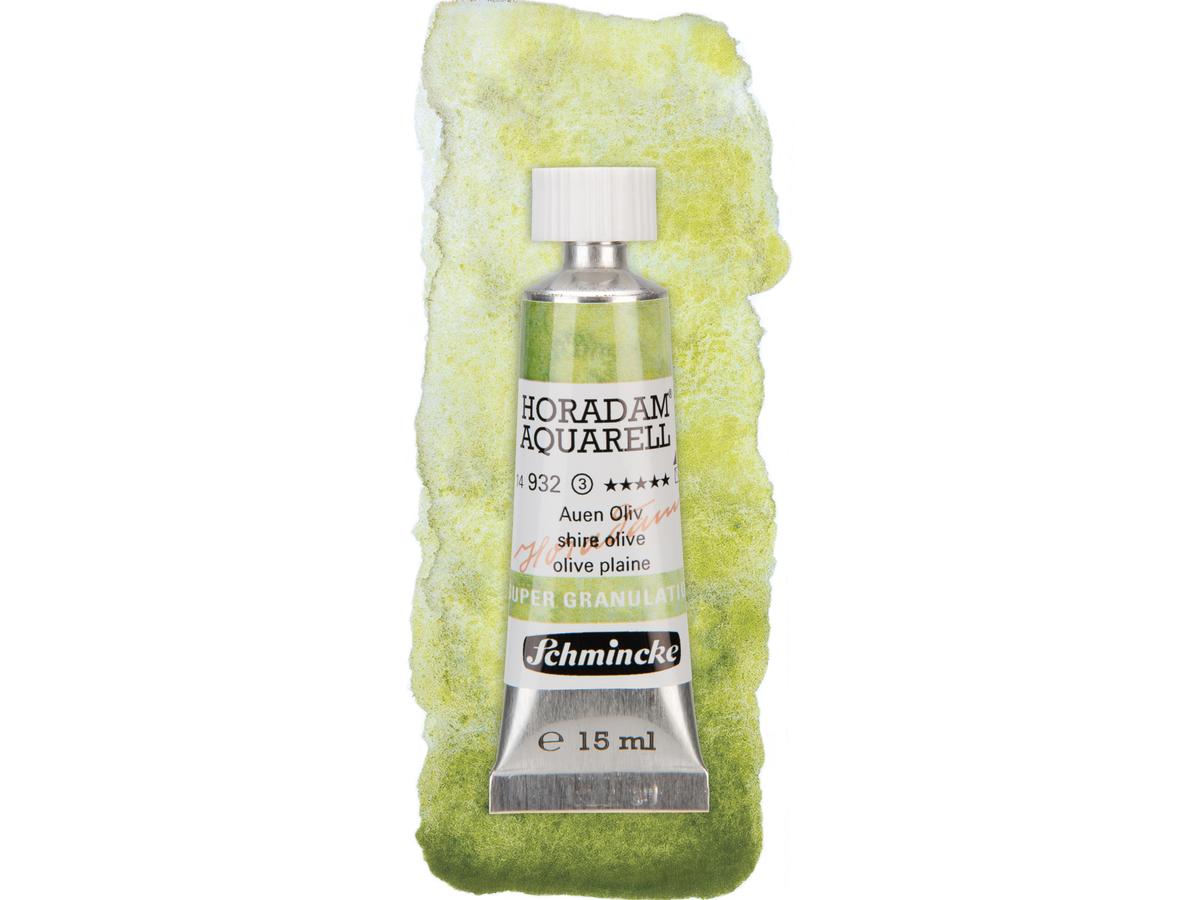 SCHMINCKE HORADAM AQUARELL SUPERGRANULATION 15ML 932 AUEN OLIV 1