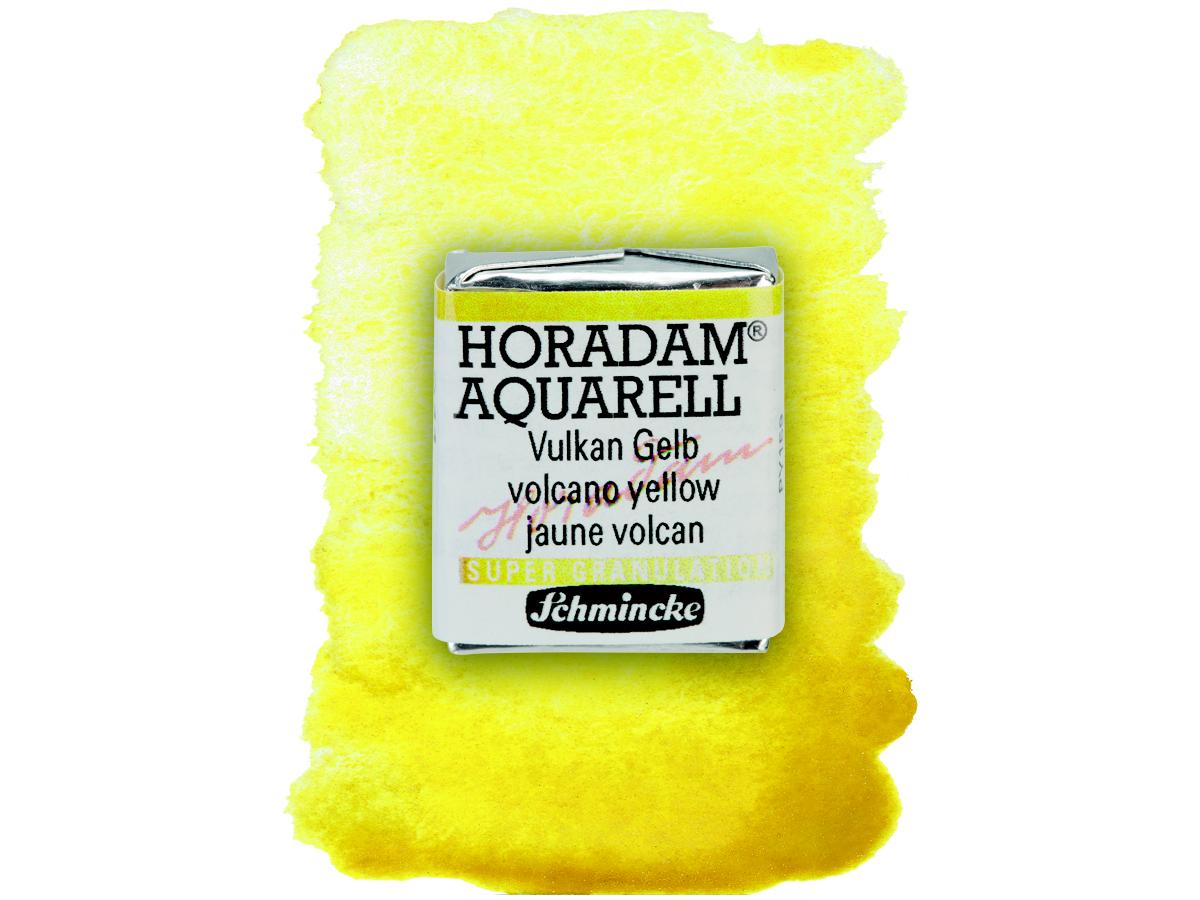 SCHMINCKE HORADAM AQUARELL 1/2 NAPF S3 911 VULKAN GELB 1
