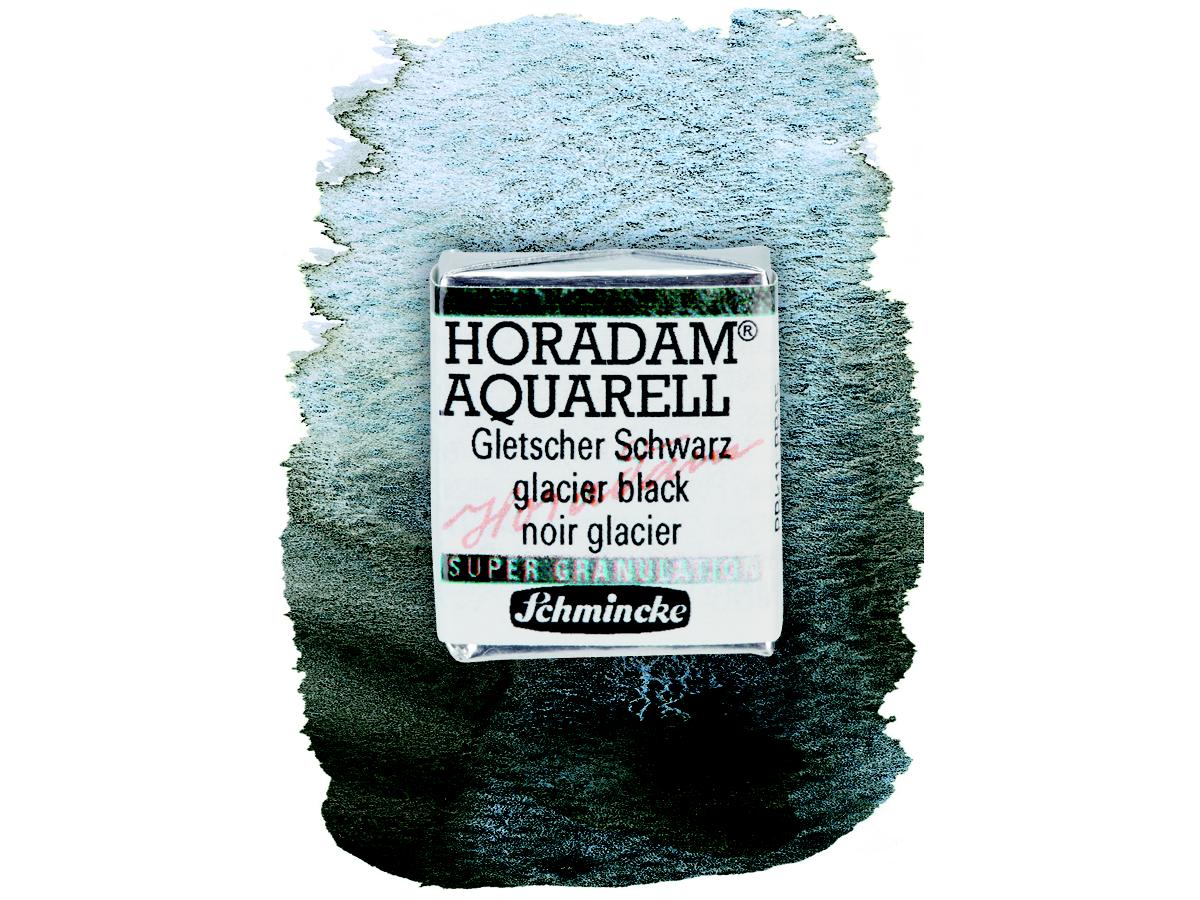 SCHMINCKE HORADAM AQUARELL 1/2 NAPF S3 965 GLETSCHER SCHWARZ 1