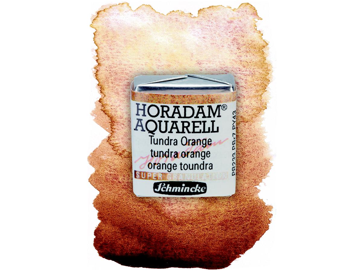 SCHMINCKE HORADAM AQUARELL 1/2 NAPF S3 981 TUNDRA ORANGE 1