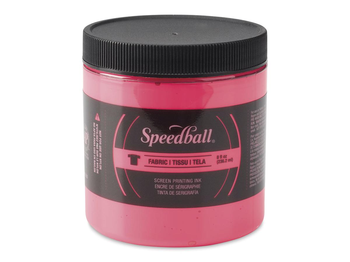 SPEEDBALL SIEBDRUCK FARBE FÜR TEXTIL 237ML FLUORESCENT HOT PINK 013 1