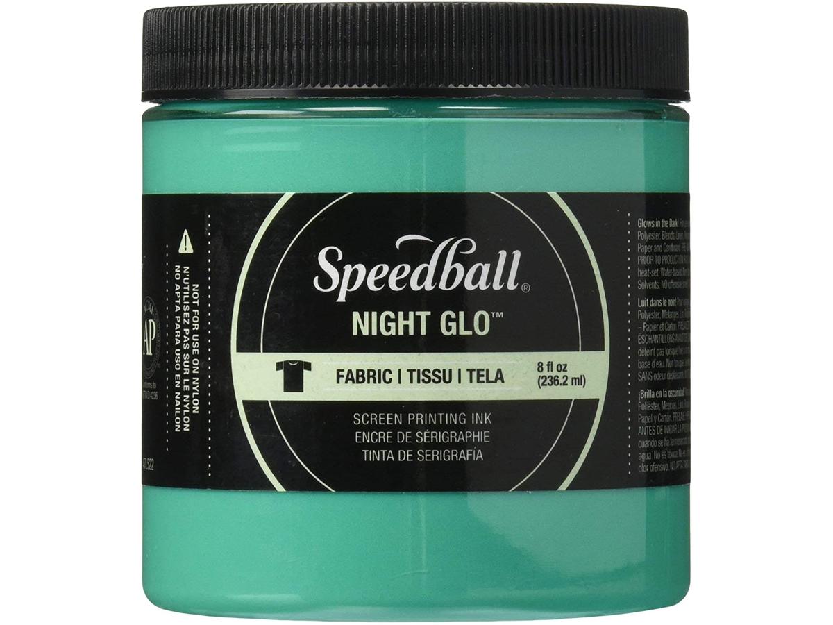 SPEEDBALL SIEBDRUCK FARBE FÜR TEXTIL 237ML NIGHT GLO GRÜN 1