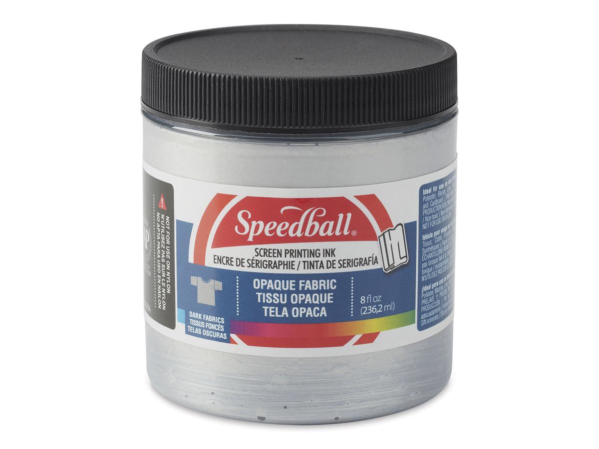 SPEEDBALL DECKENDE SIEBDRUCK FARBE FÜR TEXTIL 237ML  SILBER 1