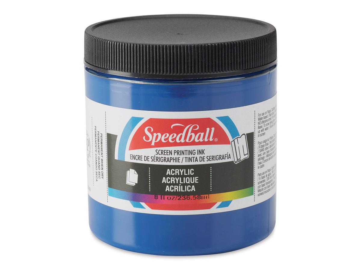 SPEEDBALL ACRYL SIEBDRUCKFARBE 237ML PROCESS CYAN 017 1