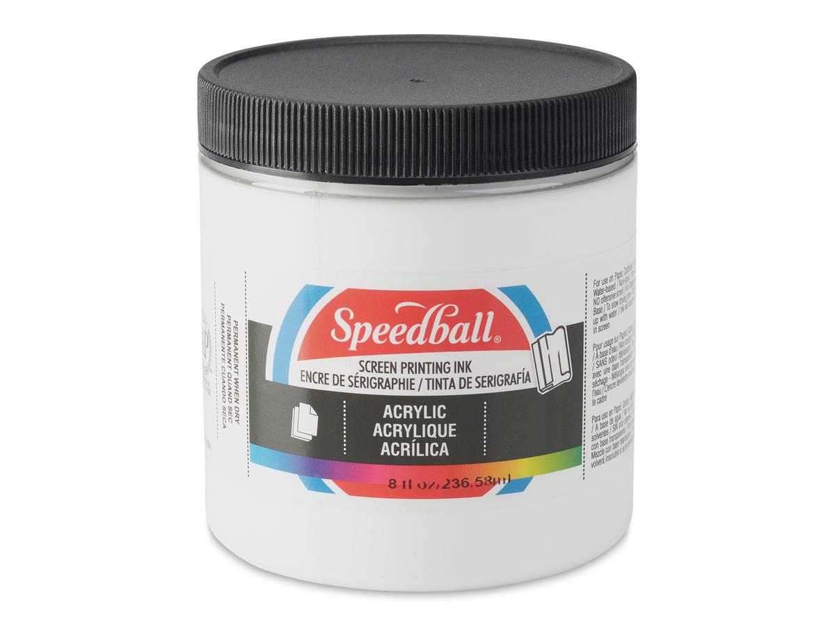 SPEEDBALL ACRYL SIEBDRUCKFARBE 237ML WHITE 001 1