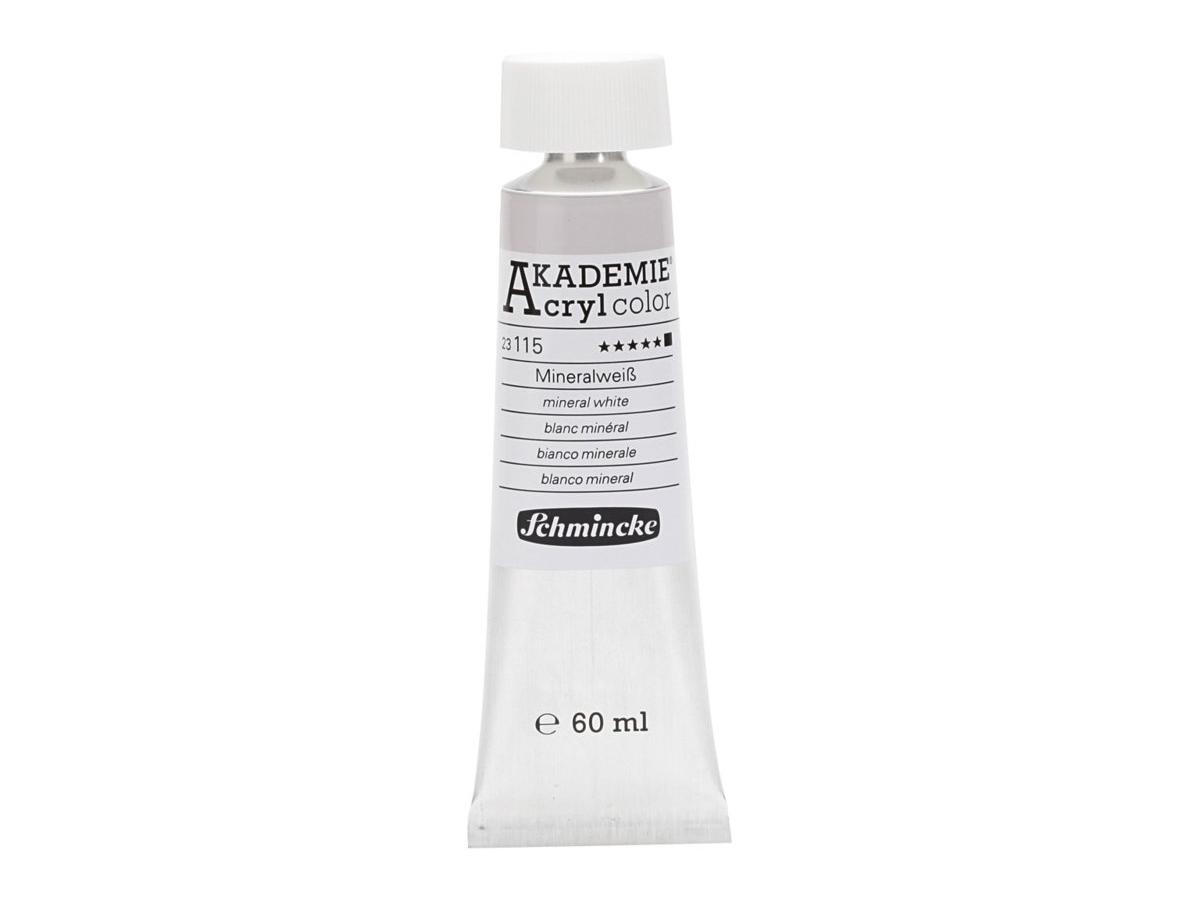 SCHMINCKE AKADEMIE ACRYL COLOR 60ML S1 115 MINERALWEIß 1
