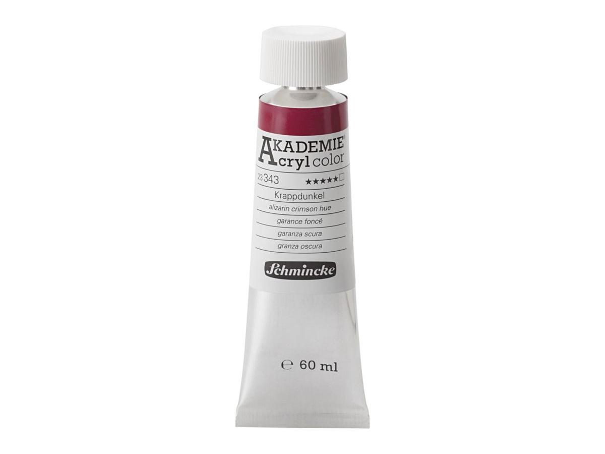 SCHMINCKE AKADEMIE ACRYL COLOR 60ML S1 343 KRAPPDUNKEL 1