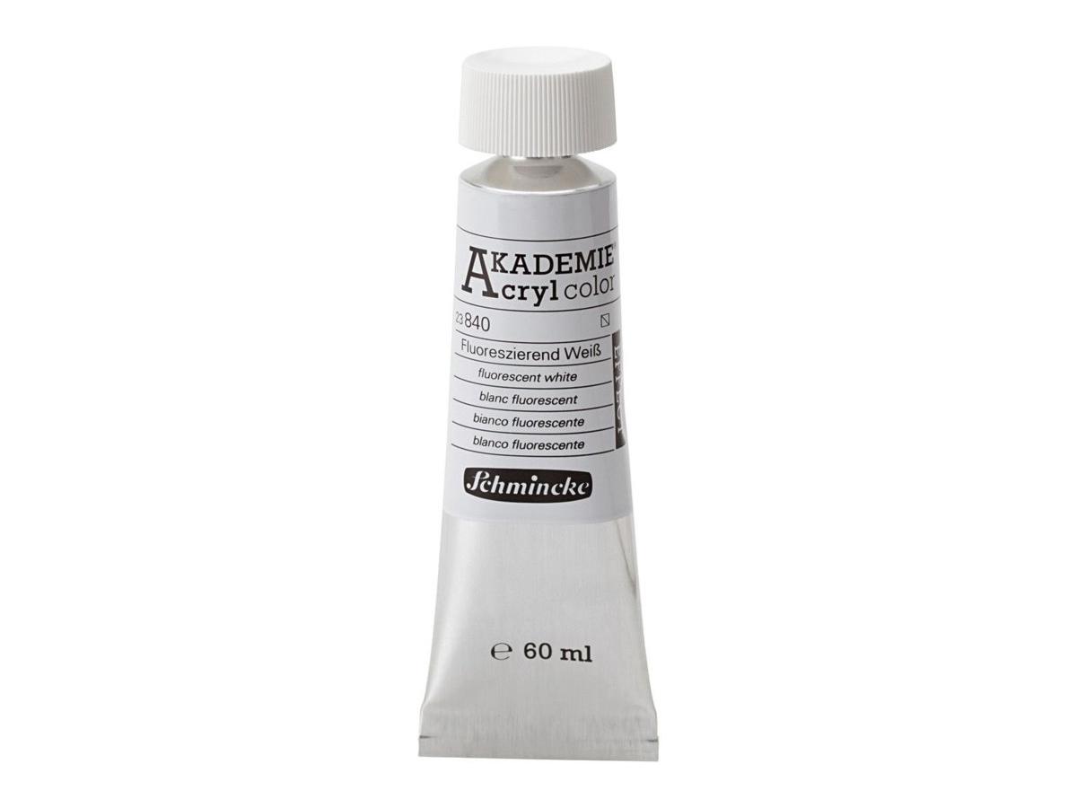 SCHMINCKE AKADEMIE ACRYL COLOR 60ML S2 840 FLUORESZIEREND WEIß 1