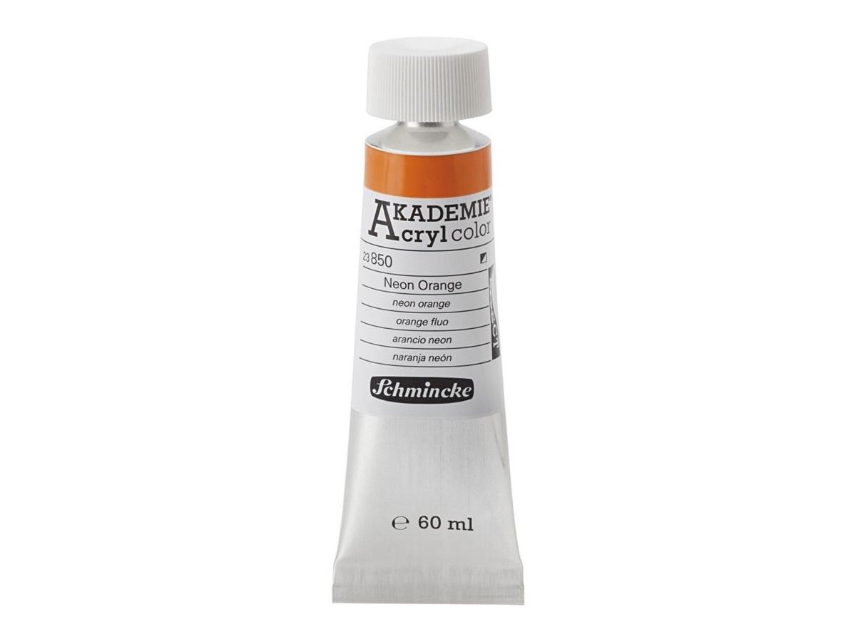 SCHMINCKE AKADEMIE ACRYL COLOR 60ML S2 850 NEON ORANGE 1