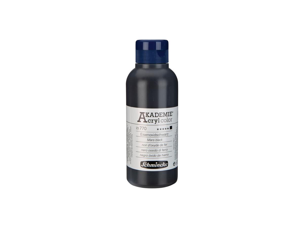 SCHMINCKE AKADEMIE ACRYL COLOR 250ML S1 770 EISENOXIDSCHWARZ 1