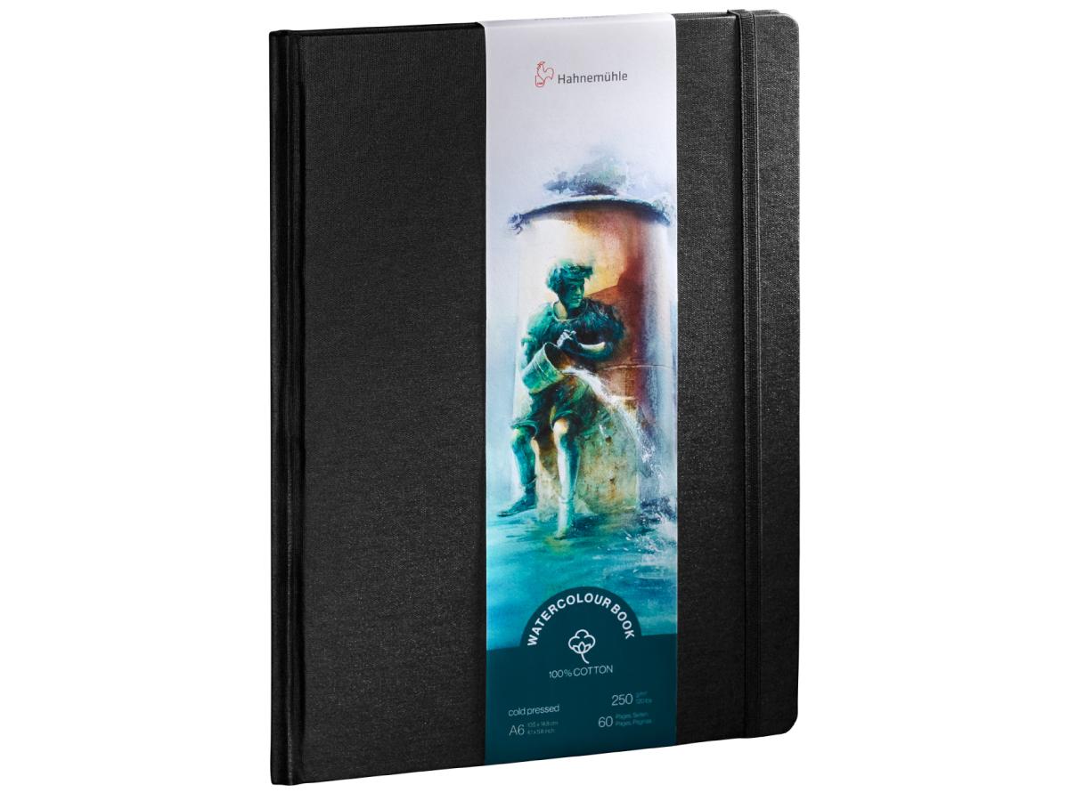 HAHNEMÜHLE WATERCOLOUR BOOK 100% HADERNPAPIER A6 P 250 GRAMM 1
