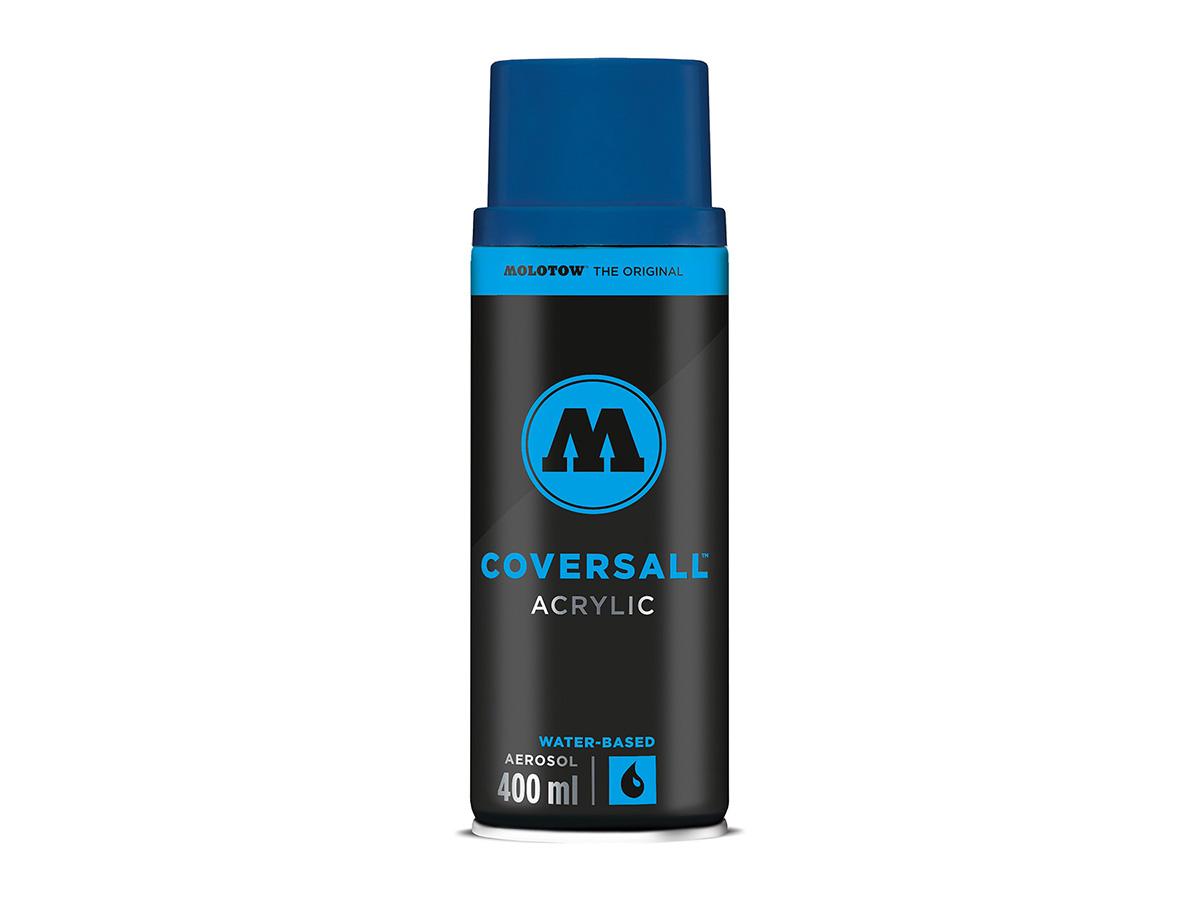 MOLOTOW COVERSALL WATER-BASED 400ML 033 TULIP BLUE 1