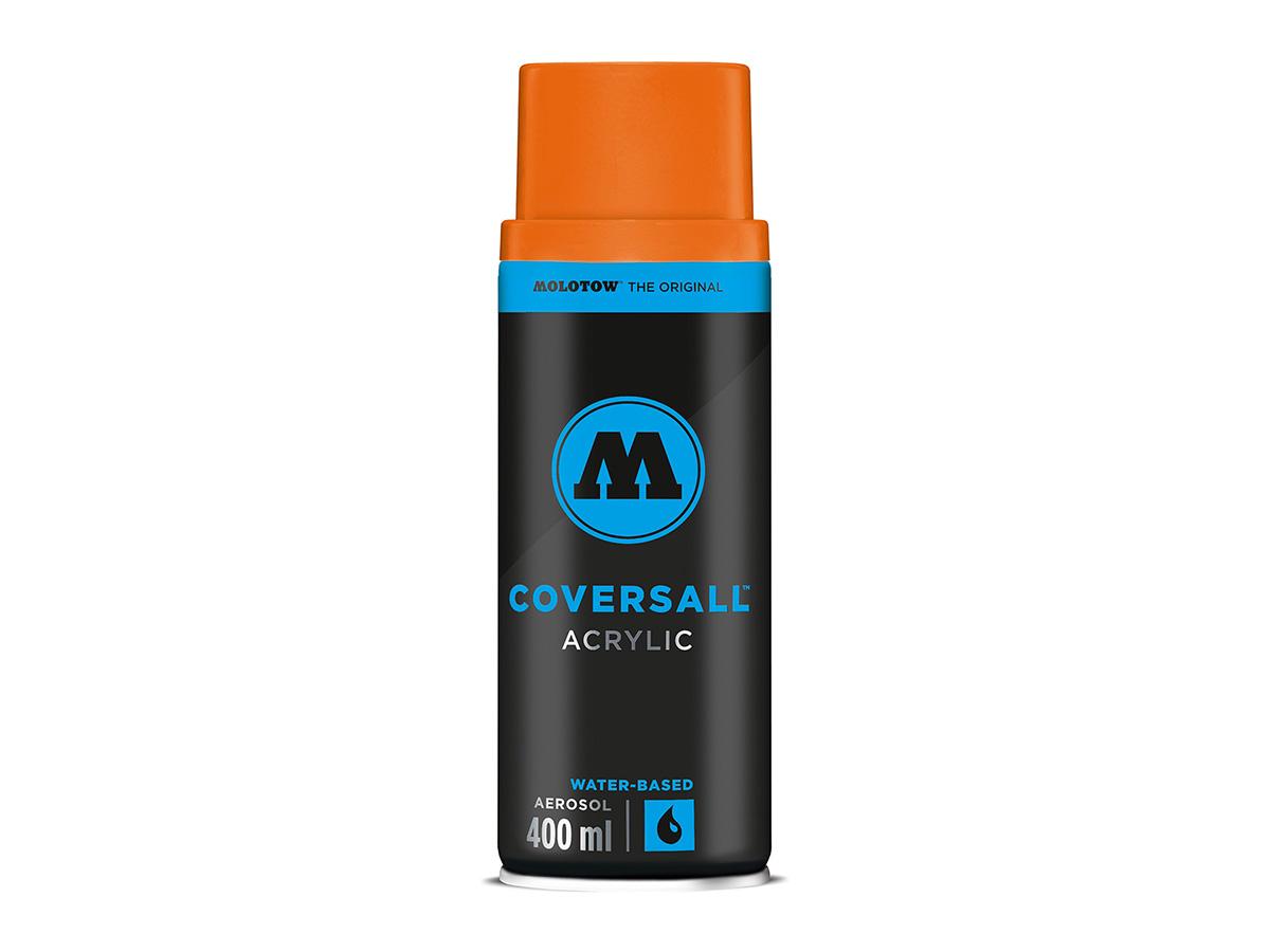 MOLOTOW COVERSALL WATER-BASED 400ML 184 DARE ORANGE LIGHT OP=OP 1