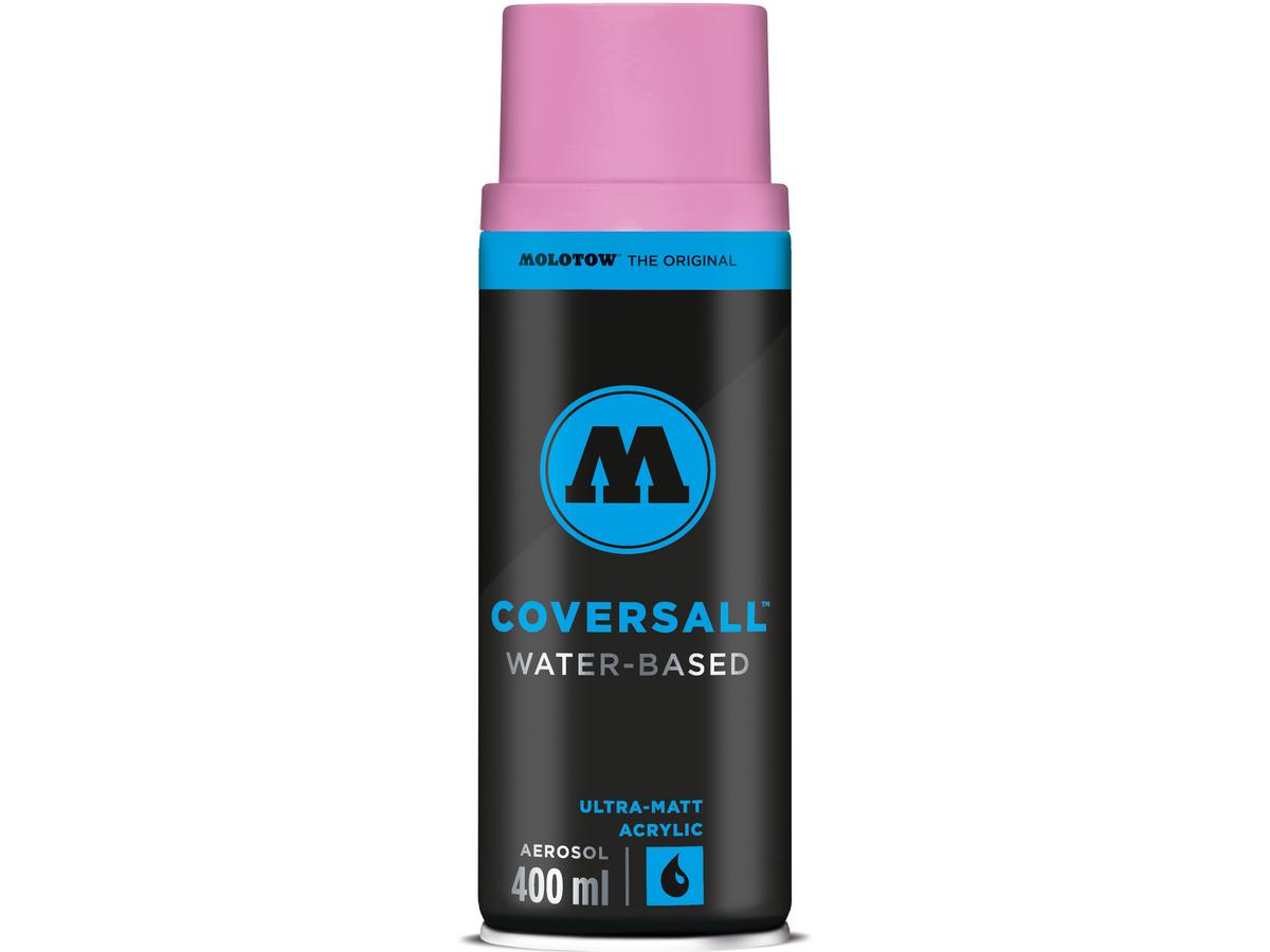 MOLOTOW COVERSALL WATER-BASED 400ML 197 BUBBLE PINK OP=OP 1