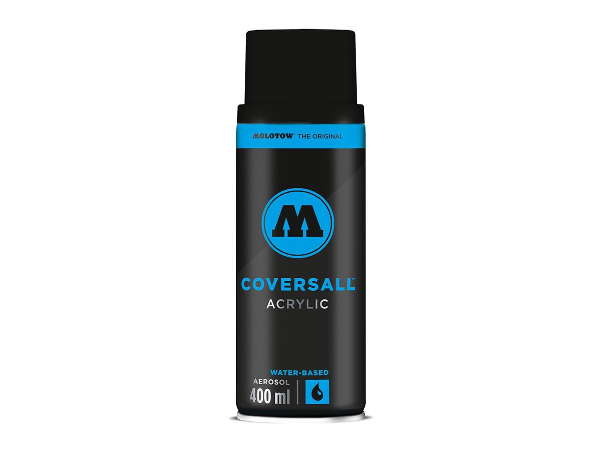 MOLOTOW COVERSALL WATER-BASED 400ML 403 PURE BLACK 1