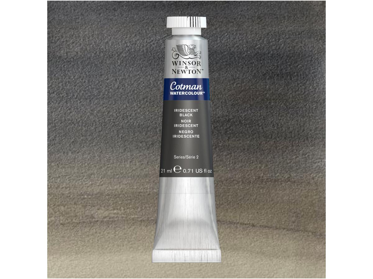 WINSOR & NEWTON COTMAN METALLIC AQUARELL 21ML 473 IRISIEREND SCHWARZ 1