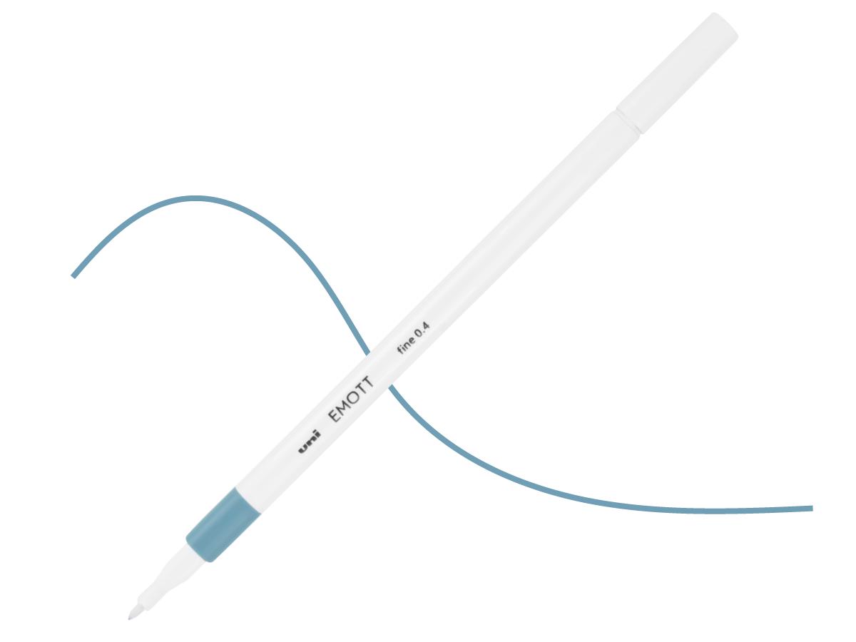 UNI-BALL EMOTT FINELINER 79 PRUISSISCH BLAUW 1