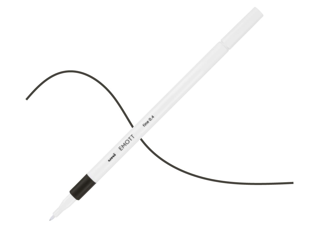 UNI-BALL EMOTT FINELINER 37 GRIJS 1