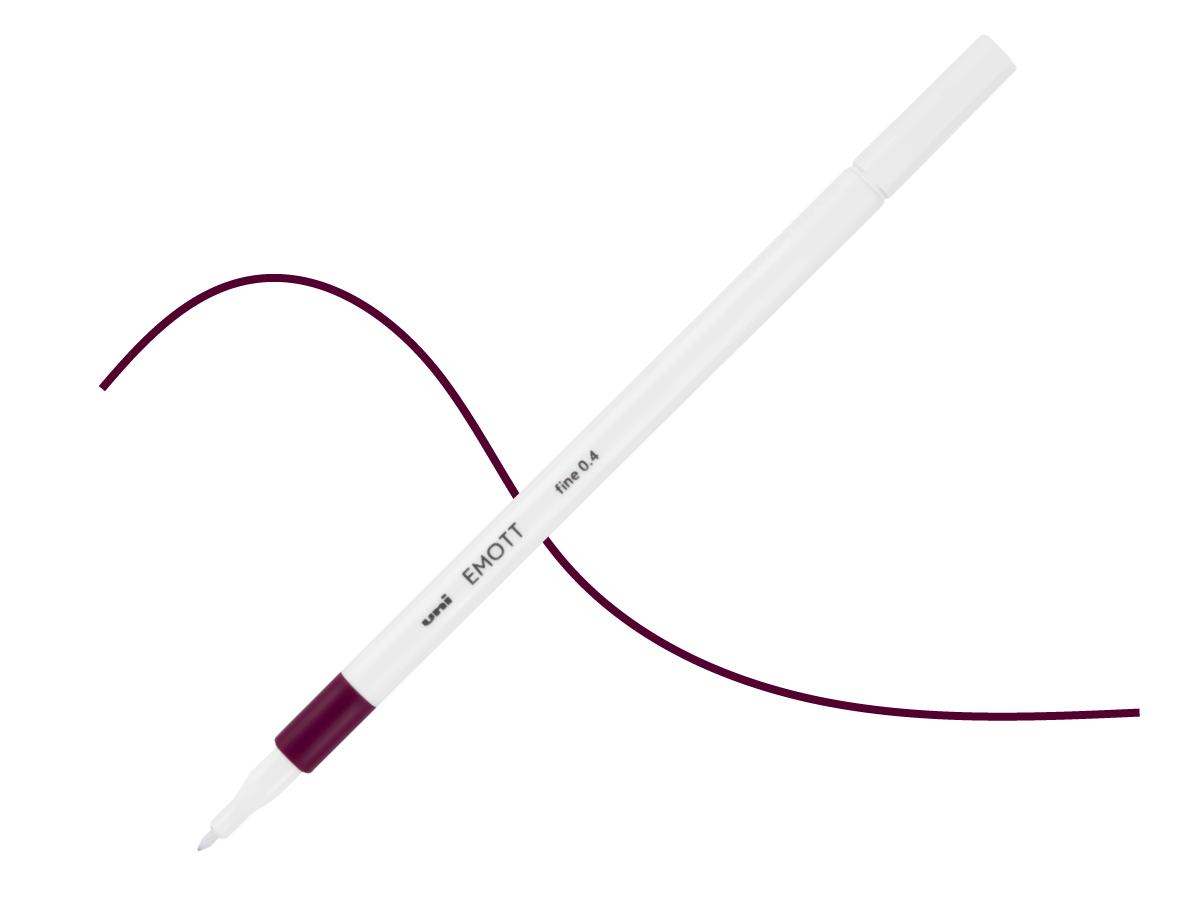 UNI-BALL EMOTT FINELINER 60 WIJNROOD 1