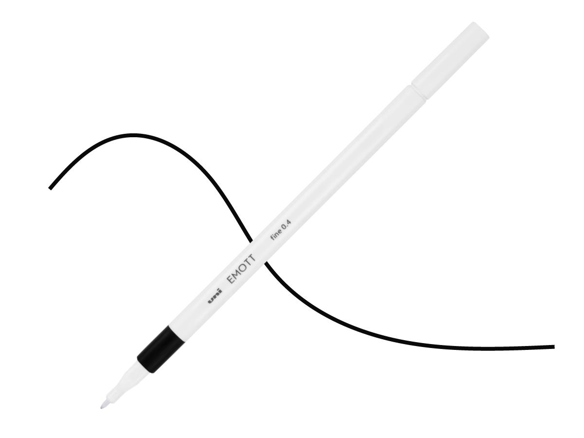 UNI-BALL EMOTT FINELINER 24 ZWART 1