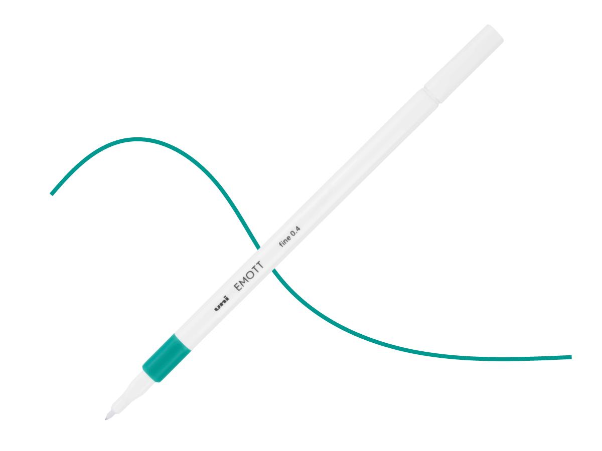 UNI-BALL EMOTT FINELINER 31 SMARAGDGROEN 1