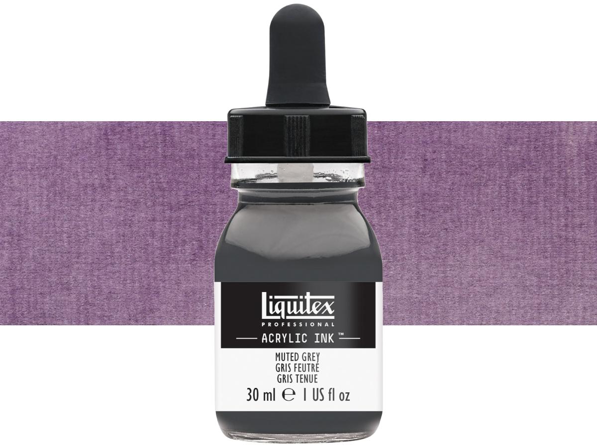 LIQUITEX ARTIST ACRYLIC INK 30ML 505 MUTED GREY 1