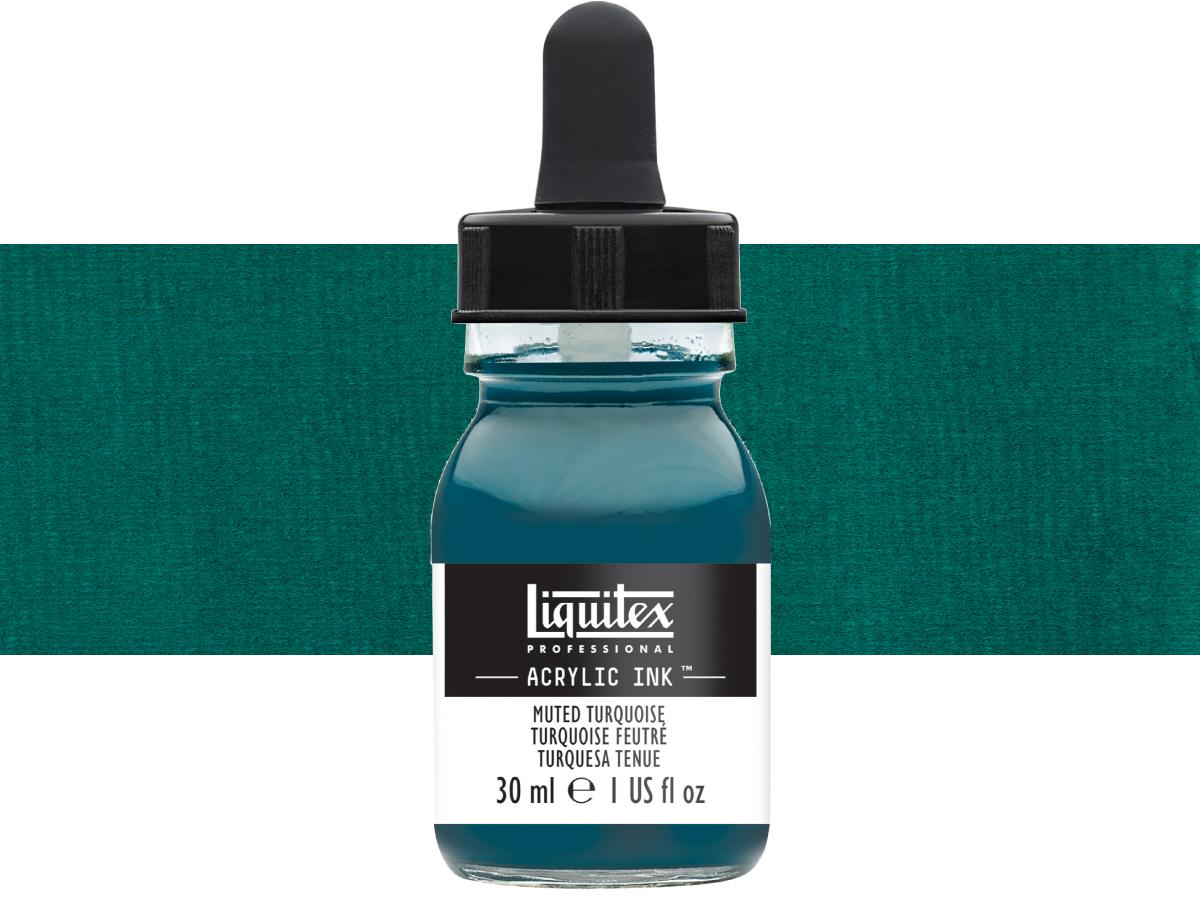 LIQUITEX ARTIST ACRYLIC INK 30ML 503 MUTED TURQUOISE 1