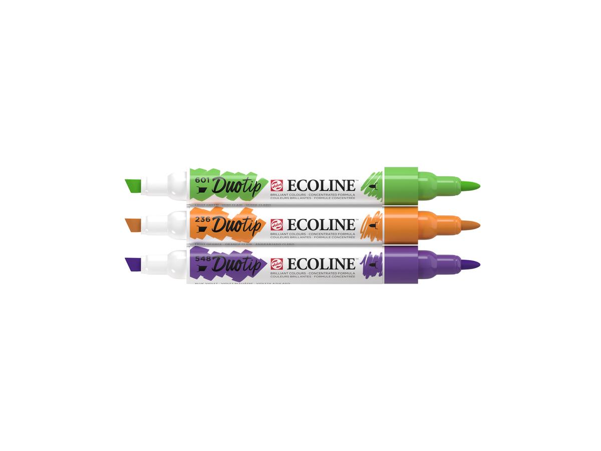 TALENS ECOLINE DUOTIP MARKER SET SEKUNDÄRFARBEN 3 STÜCK 1